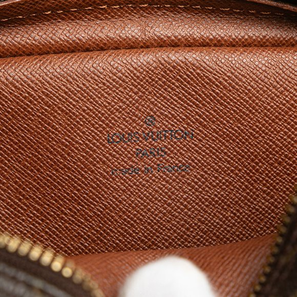 LOUIS VUITTON Authentic Brown Monogram Leather Shoulder Bag - Picture 8 of 9